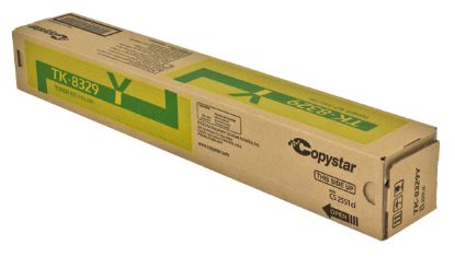 Picture of Kyocera Mita 1T02NPACS0 (TK-8329Y) Yellow Toner Cartridge (12000 Yield)