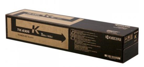 Picture of Kyocera Mita 1T02LK0CS0 (TK-8309K) Black Toner Cartridge (25000 Yield)