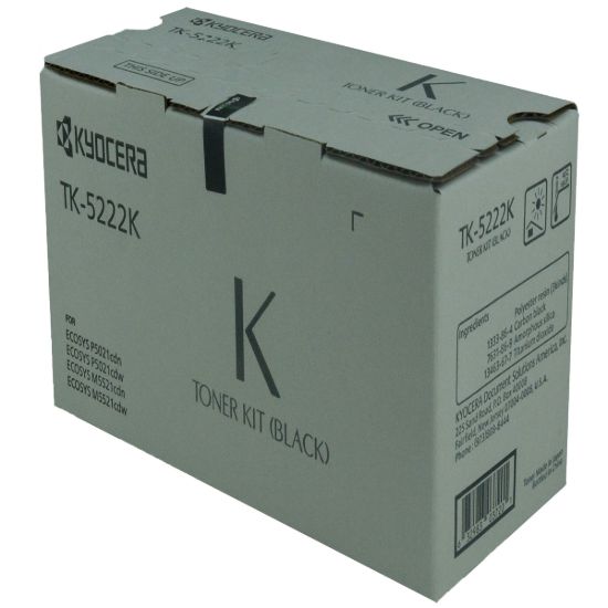 Picture of Kyocera Mita 1T02R90US1 (TK-5222K) Black Toner Cartridge (1200 Yield)