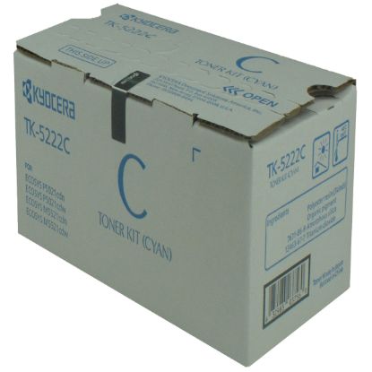 Picture of Kyocera Mita 1T02R9CUS1 (TK-5222C) Cyan Toner Cartridge (1200 Yield)