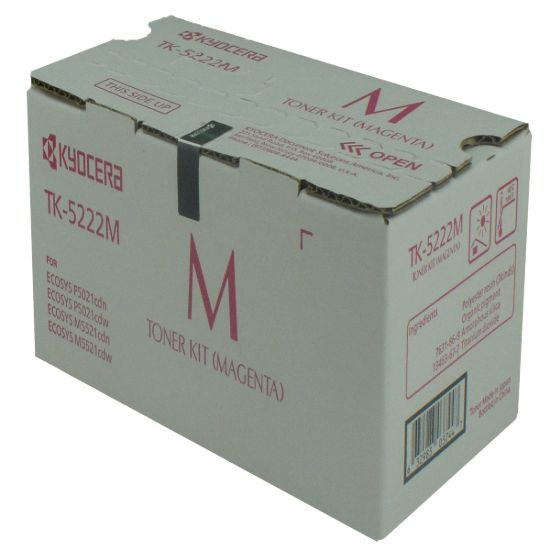 Picture of Kyocera Mita 1T02R9BUS1 (TK-5222M) Magenta Toner Cartridge (1200 Yield)