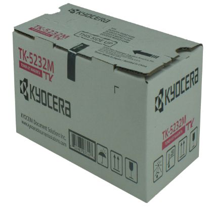 Picture of Kyocera Mita 1T02R9BUS0 (TK-5232M) High Yield Magenta Toner Cartridge (2200 Yield)
