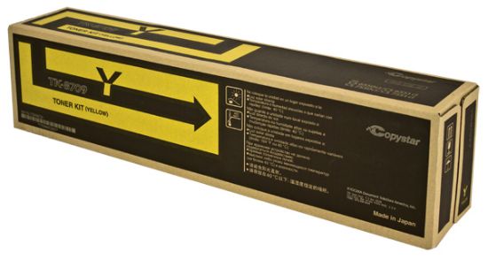 Picture of Kyocera Mita 1T02K9ACS0 (TK-8709Y) Yellow Toner Cartridge (30000 Yield)
