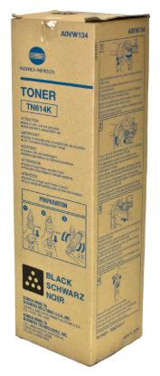 Picture of Konica Minolta A0VW134 (TN-614K) Black Toner Cartridge (38500 Yield)