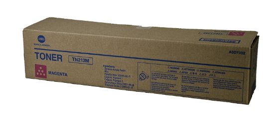 Picture of Konica Minolta A0D7332 (TN-213M, TN-214M, TN-314M) Magenta Toner Cartridge (19000 Yield)