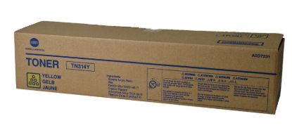 Picture of Konica Minolta A0D7231 (TN-314Y) Yellow Toner Cartridge (20000 Yield)