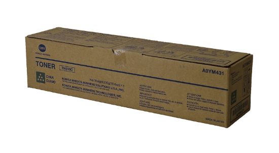 Picture of Konica Minolta A0YM431 (TN-510C) Cyan Toner (20000 Yield)