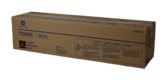 Picture of Konica Minolta A070130 (TN-611K) Black Toner Cartridge (45000 Yield)