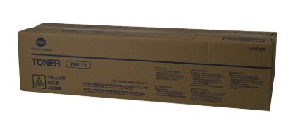 Picture of Konica Minolta A070230 (TN-611Y) Yellow Toner Cartridge (27000 Yield)