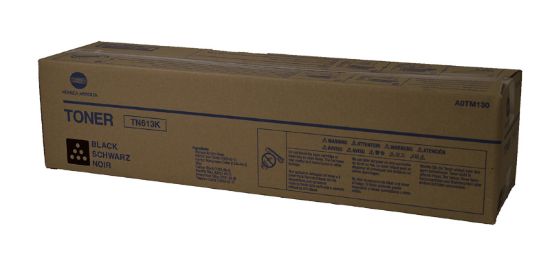 Picture of Konica Minolta A0TM130 (TN-613K) Black Toner Cartridge (45000 Yield)
