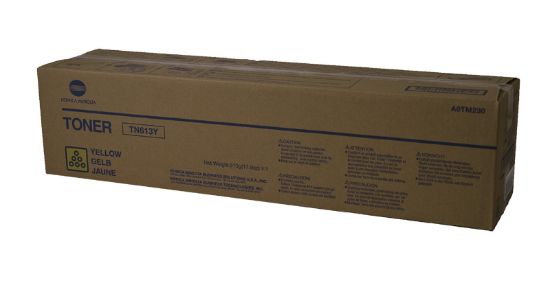Picture of Konica Minolta A0TM230 (TN-613Y) Yellow Toner Cartridge (30000 Yield)