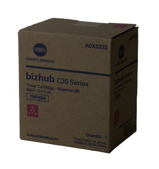 Picture of Konica Minolta A0X5332 Magenta Toner Cartridge (4600 Yield)