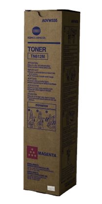 Picture of Konica Minolta A0VW335 (TN-612M, A0VW330) Magenta Toner Cartridge (26500 Yield)