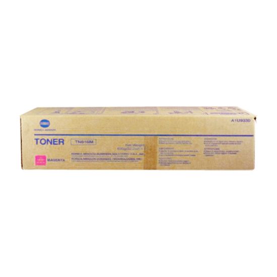 Picture of Konica Minolta A1U9333 (TN-616M) Magenta Toner Cartridge (31000 Yield)