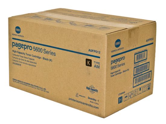 Picture of Konica Minolta A0FP012 Black Toner Cartridge (19000 Yield)