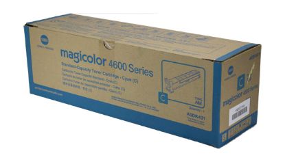 Picture of Konica Minolta A0DK431 Cyan Toner Cartridge (4000 Yield)