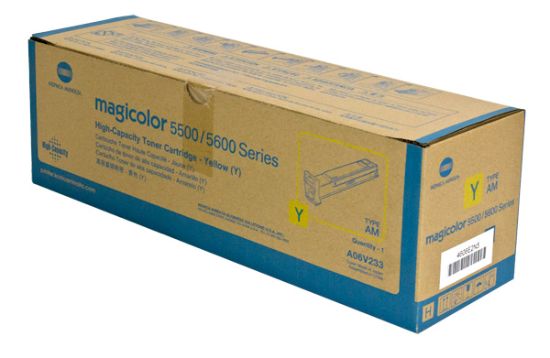 Picture of Konica Minolta A06V233 Yellow Toner Cartridge (12000 Yield)