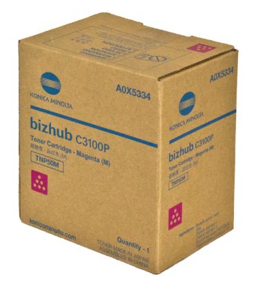 Picture of Konica Minolta A0X5334 (TNP50M) Magenta Toner Cartridge (6000 Yield)