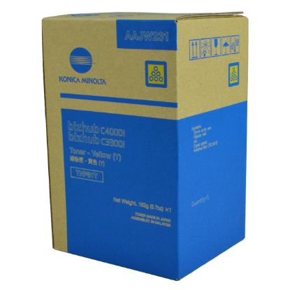 Picture of Konica Minolta AAJW231 (TNP81Y) Yellow Toner Cartridge (9000 Yield)