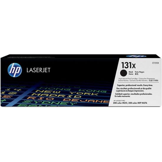 Picture of HP CF210X (HP 131X) High Yield Black Toner Cartridge (2400 Yield)
