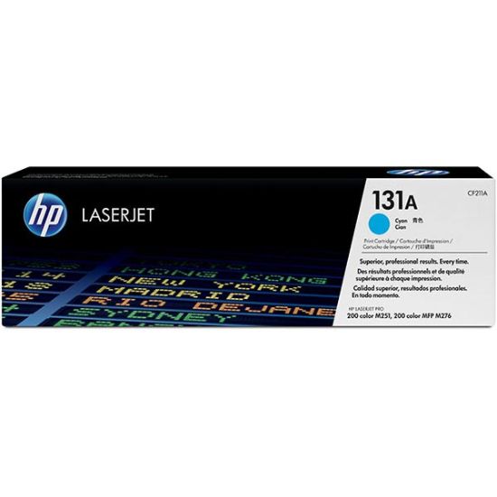 Picture of HP CF211A (HP 131A) High Yield Cyan Toner Cartridge (1800 Yield)