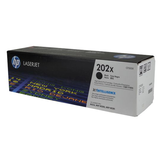 Picture of HP CF500X (HP 202X) High Yield Black Toner Cartridge (3200 Yield)