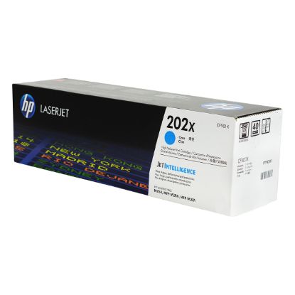Picture of HP CF501X (HP 202X) High Yield Cyan Toner Cartridge (2500 Yield)