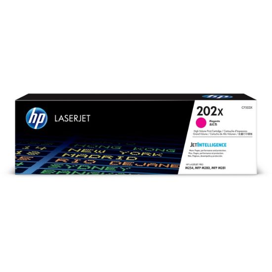 Picture of HP CF503X (HP 202X) High Yield Magenta Toner Cartridge (2500 Yield)