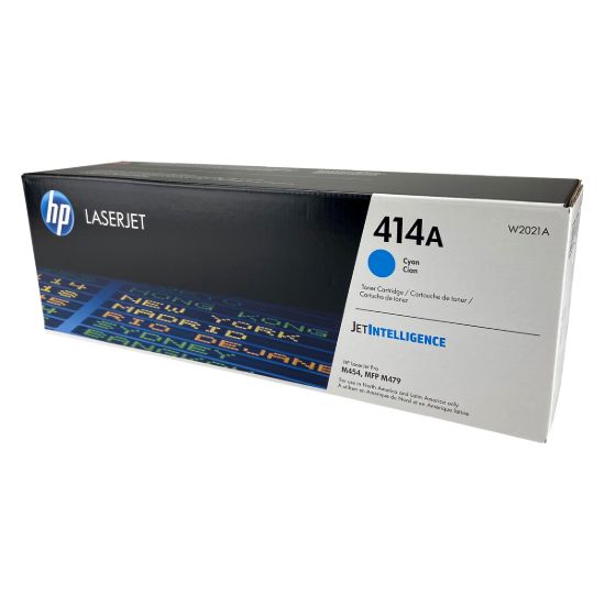 Picture of HP W2021A (HP 414A) Cyan Toner Cartridge (2100 Yield)