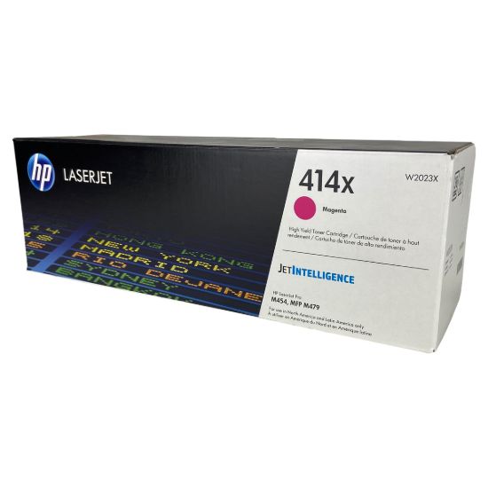 Picture of HP W2023X (HP 414X) High Yield Magenta Toner Cartridge (6000 Yield)
