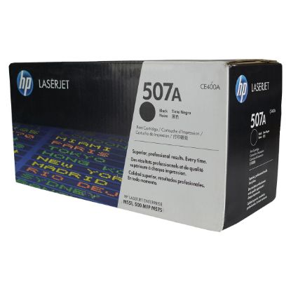 Picture of HP CE400A (HP 507A) Black Toner Cartridge (5500 Yield)