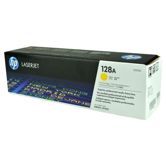 Picture of HP CE322A (HP 128A) Yellow Ink Cartridge (1300 Yield)