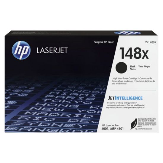 Picture of HP W1480X (HP 148X) High Yield Black Toner Cartridge (9500 Yield)