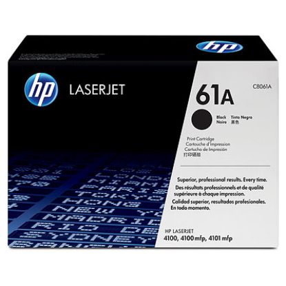 Picture of HP C8061A (HP 61A) High Yield Black Toner Cartridge (5000 Yield)