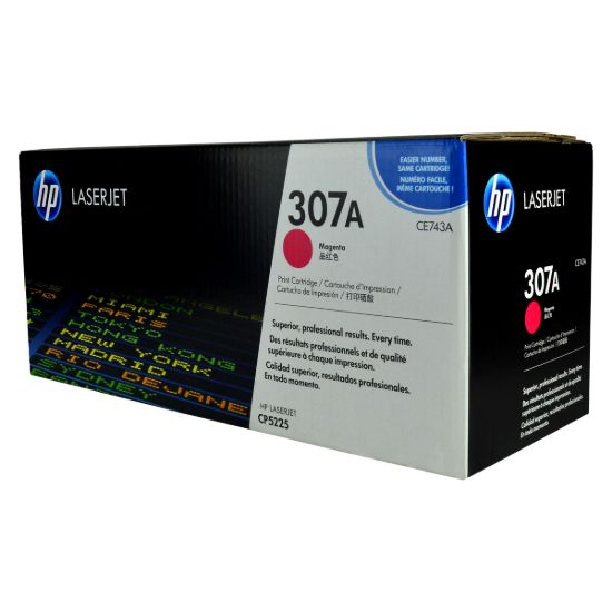 Picture of HP CE743A (HP 307A) Magenta Toner Cartridge (7300 Yield)