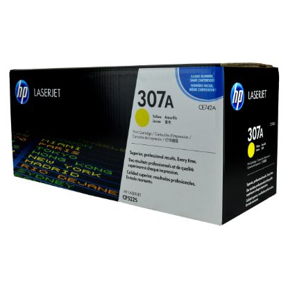 Picture of HP CE742A (HP 307A) Yellow Toner Cartridge (7300 Yield)