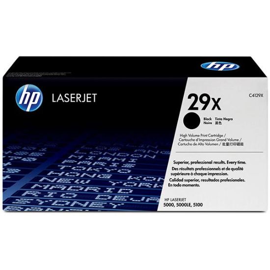 Picture of HP C4129X (HP 29X) High Yield Black Toner Cartridge (10000 Yield)