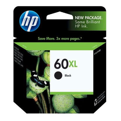 Picture of HP CC641WN (HP 60XL) High Yield Black Ink Cartridge (600 Yield)