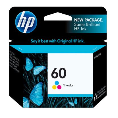 Picture of HP CC643WN (HP 60) Tri-color Ink Cartridge (165 Yield)