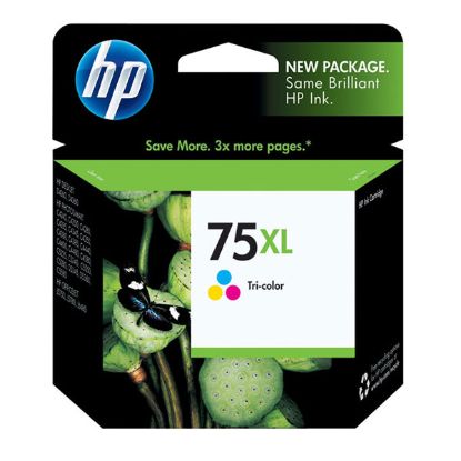 Picture of HP CB338WN (HP 75XL) High Yield Tri-Color Inkjet Cartridge (520 Yield)