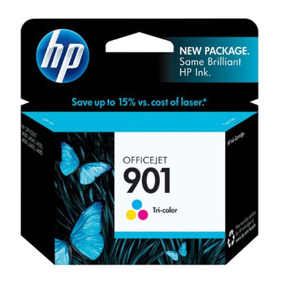 Picture of HP CC656AN (HP 901) Tri-Color Ink Cartridge (360 Yield)