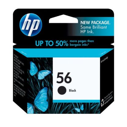 Picture of HP C6656AN (HP 56) Black Ink Cartridge (450 Yield)