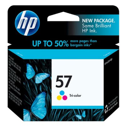 Picture of HP C6657AN (HP 57) Tri-Color Ink Cartridge (500 Yield)