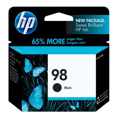 Picture of HP C9364WN (HP 98) Black Ink Cartridge (400 Yield)