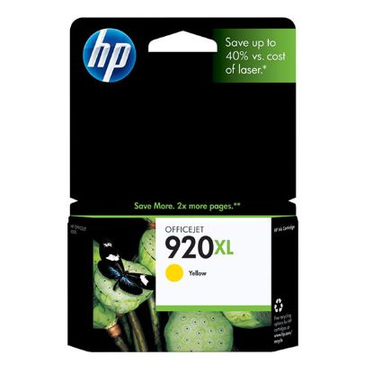 Picture of HP CD974AN (HP 920XL) High Yield Yellow Ink Cartridge (700 Yield)