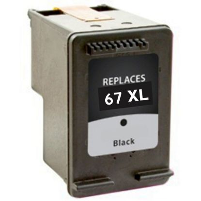 Picture of HP 3YM57AN (HP 67XL) High Yield Black Ink Cartridge (120 Yield)