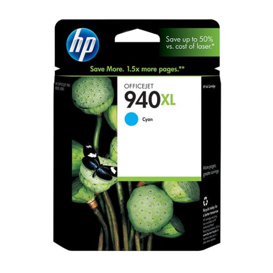 Picture of HP C4907AN (HP 940XL) Cyan Inkjet Cartridge (1400 Yield)