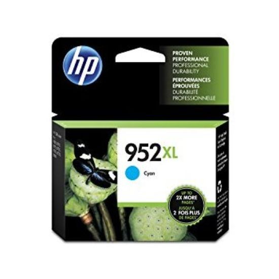 Picture of HP L0S61AN (HP 952XL) High Yield Cyan Ink Cartridge (1600 Yield)