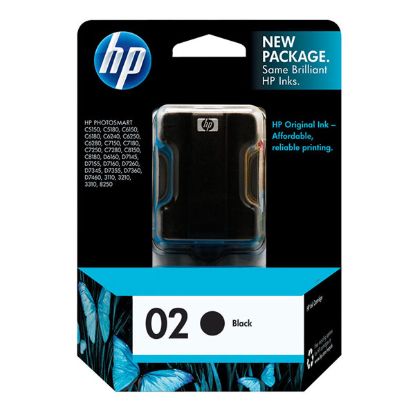 Picture of HP C8721WN (HP 02) Black Ink Cartridge (660 Yield)