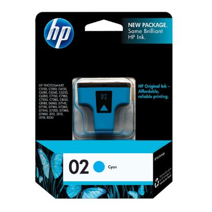 Picture of HP C8771WN (HP 02) Cyan Ink Cartridge (500 Yield)